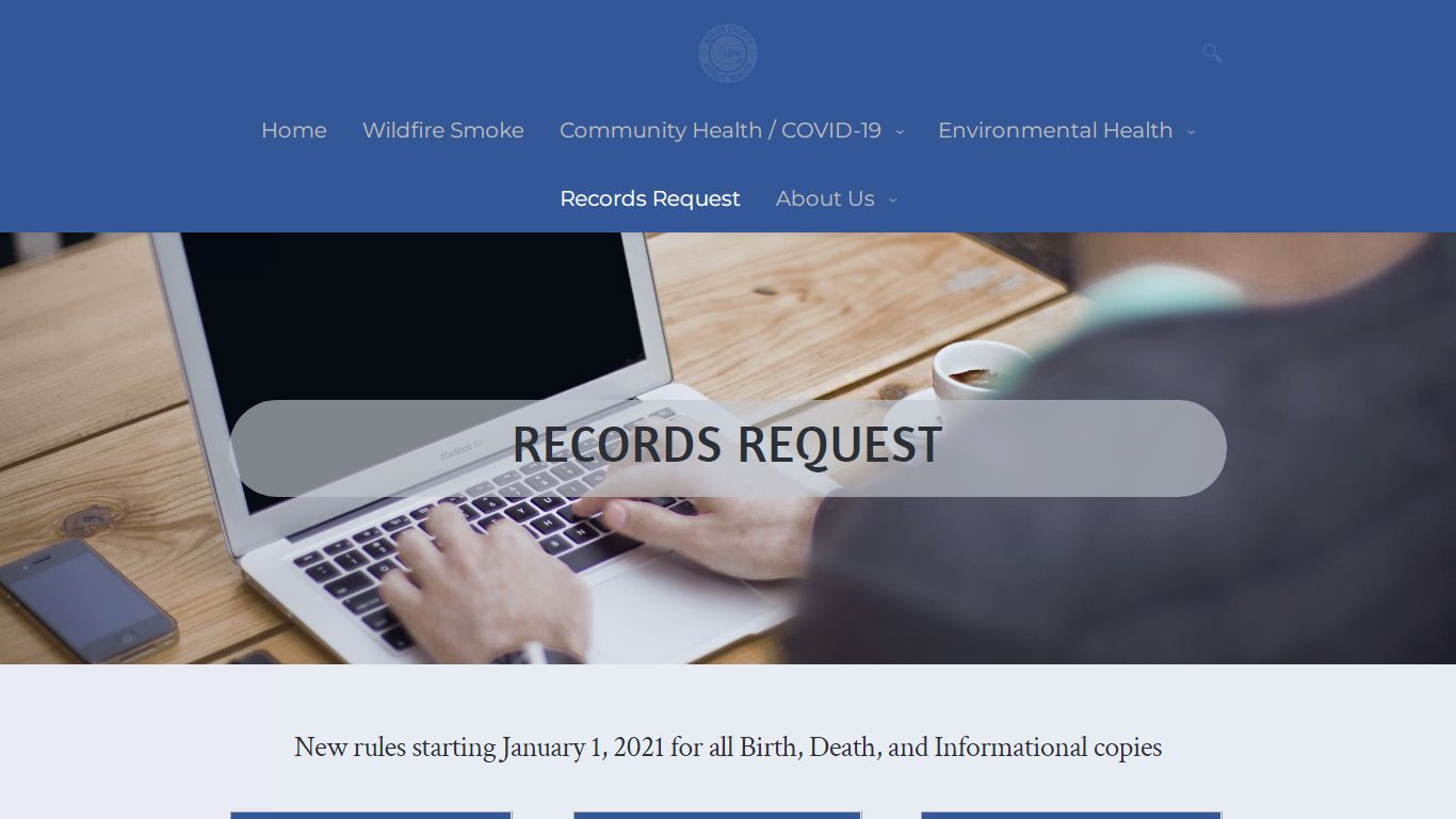 Records Request - Asotin County Health District